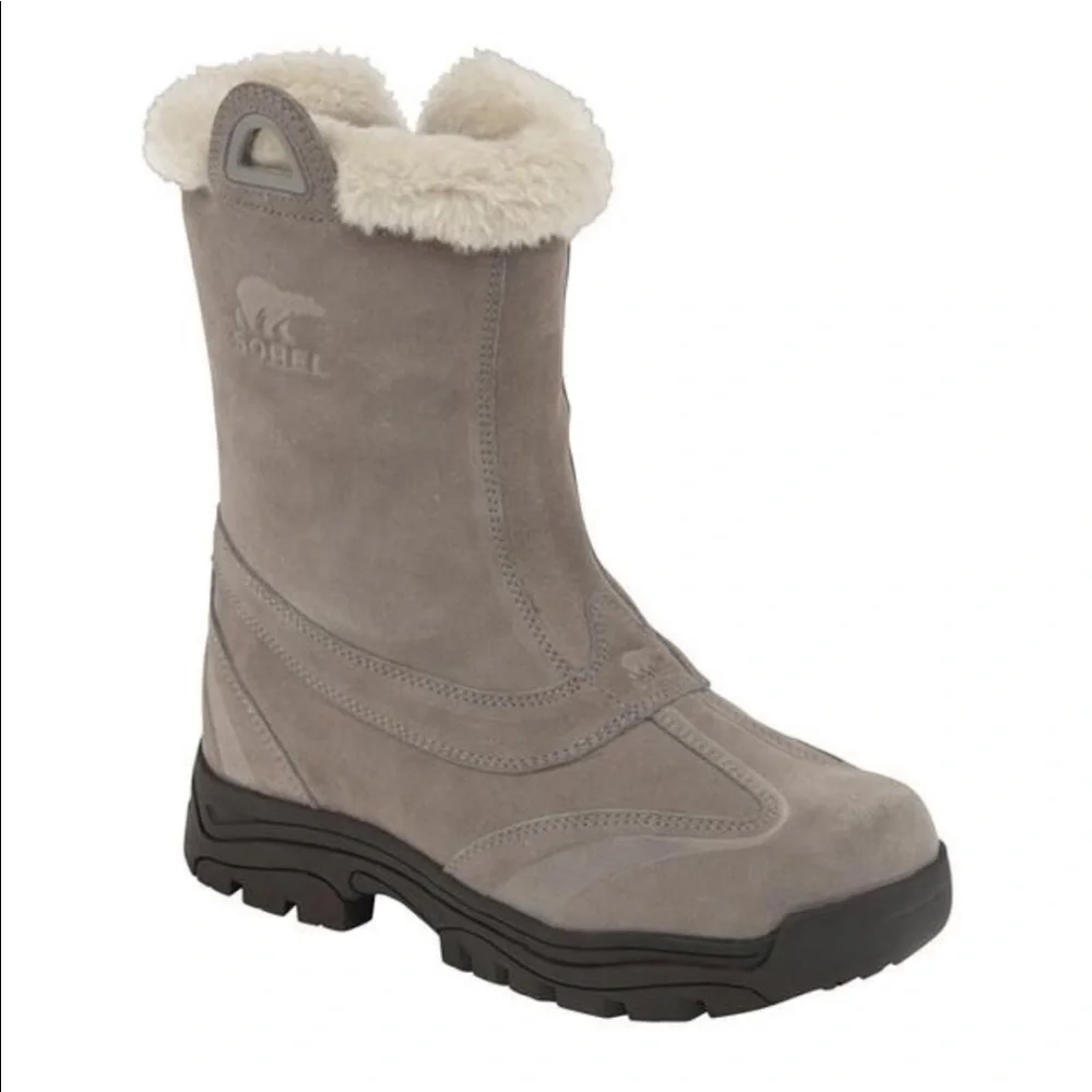 Sorel Waterfall Winter Boot Size 5 Light Tan - Picture 1 of 6